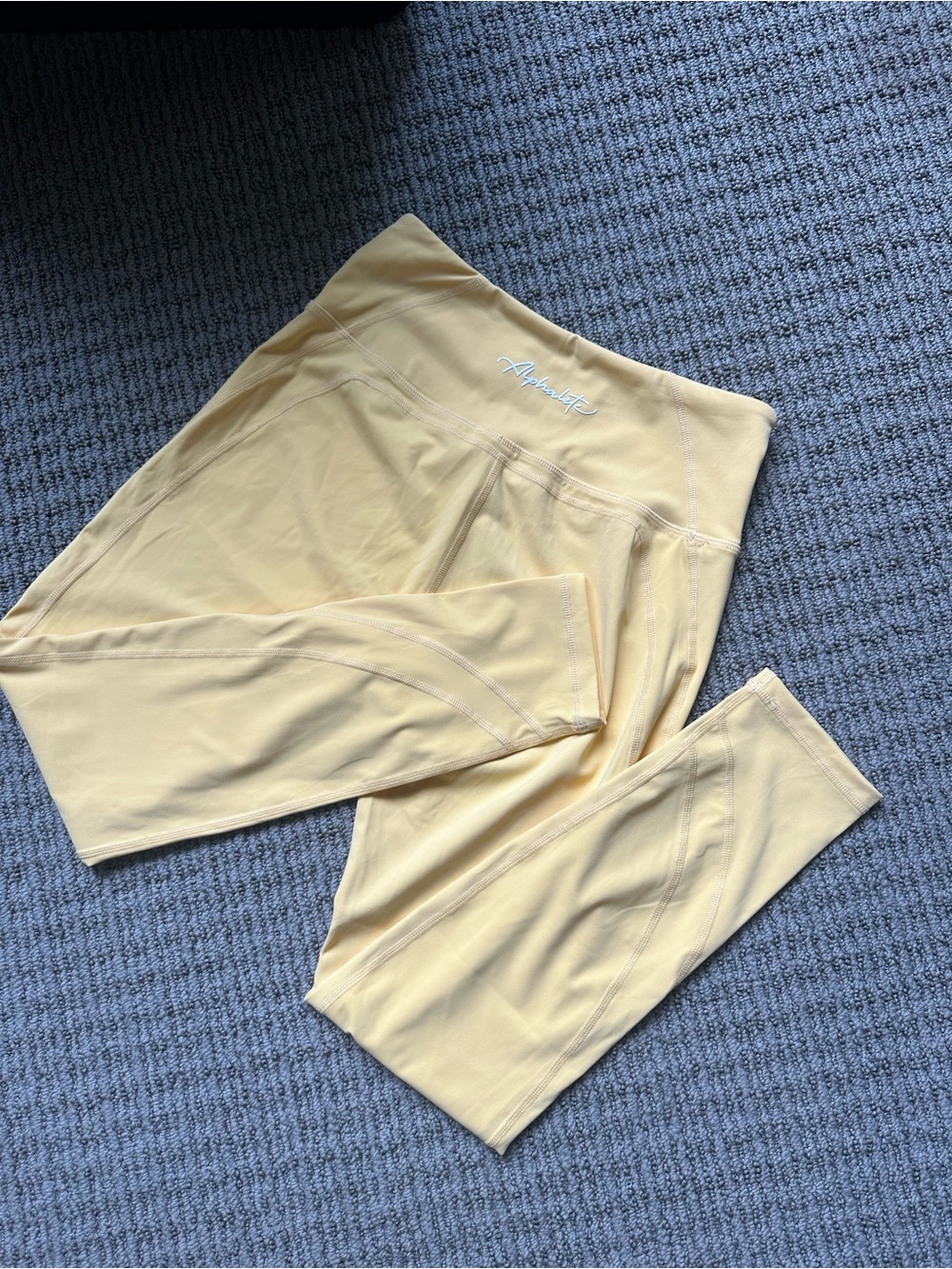 NWT Alphalete Yoga Butter Yellow Leggings